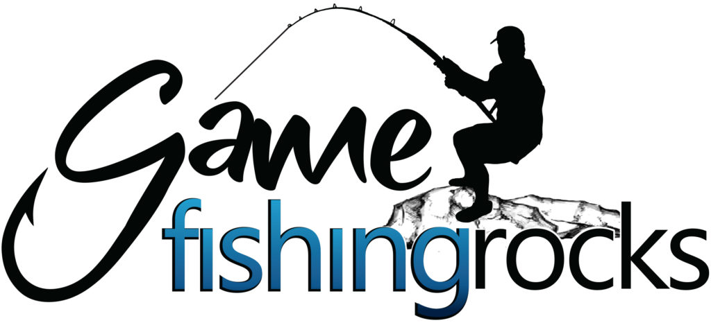 Game Fishing Rocks Logo